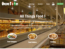 Tablet Screenshot of on-line-foods.com